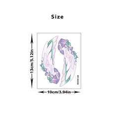 1pc Switch Sticker 1 Pair Of Wings Cartoon Decorative Wall Sticker