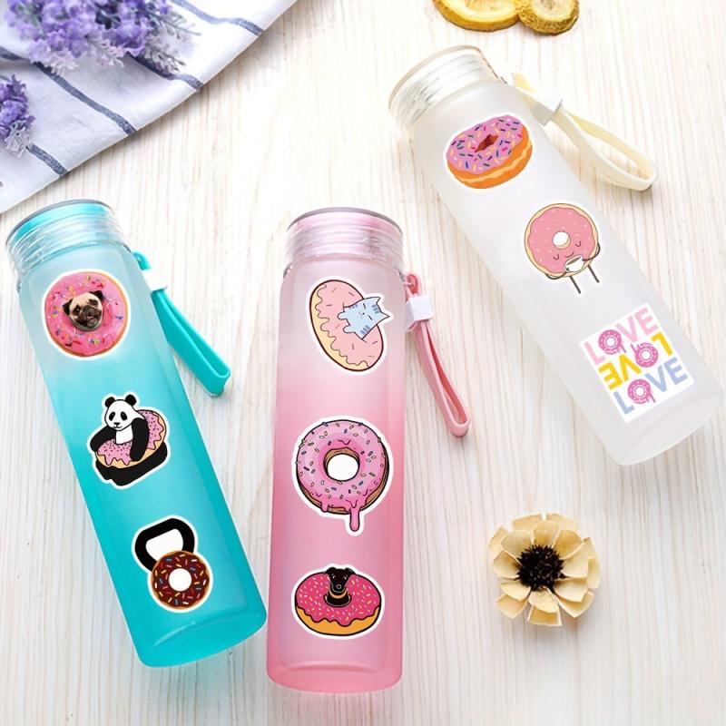 50pcs Sweet Candy Cookie Stickers for Laptop Water Bottle Cup