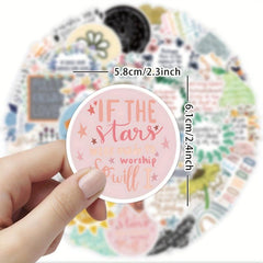 50pcs Cartoon Characters Stickers Laptop Scrapbook Water Bottle