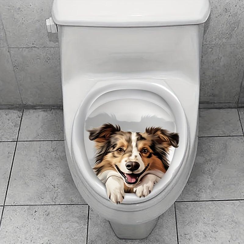 1pc Cartoon Dog Sticker 3D Dog Waterproof Self adhesive Stickers