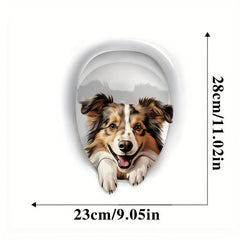 1pc Cartoon Dog Sticker 3D Dog Waterproof Self adhesive Stickers
