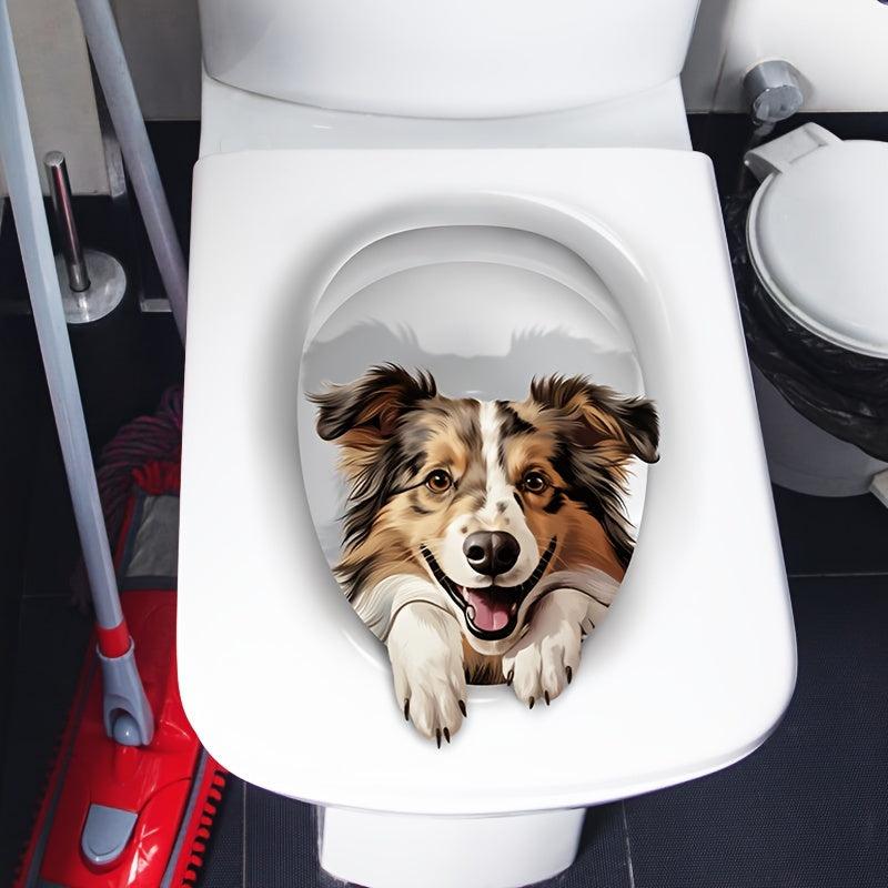 1pc Cartoon Dog Sticker 3D Dog Waterproof Self adhesive Stickers