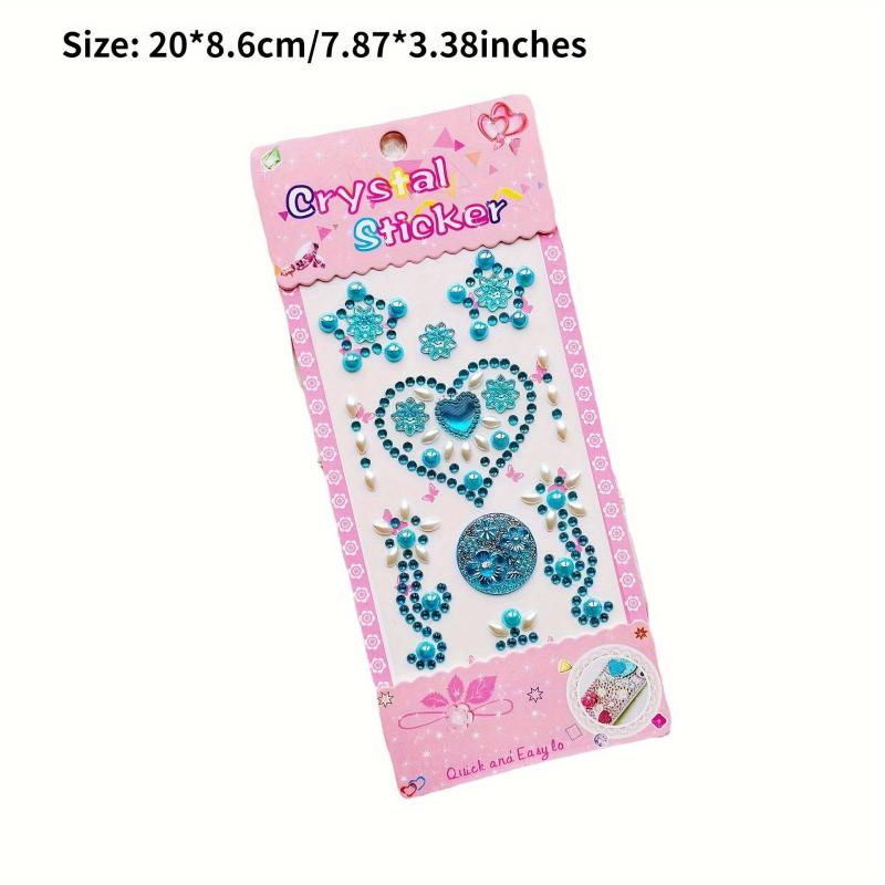 1pc Love Flower Style Gem Stickers