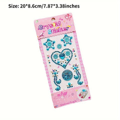 1pc Love Flower Style Gem Stickers