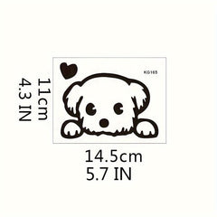 Cartoon Puppy Switch Sticker Home Decoration Wall Sticker