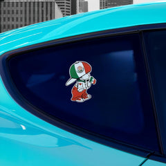 2pcs Mexican Flag Stickers Reflective Secure Sticker
