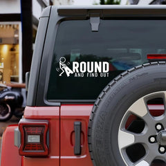 Waterproof Vinyl Sticker for Car Window Bumper