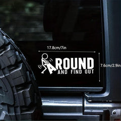 Waterproof Vinyl Sticker for Car Window Bumper