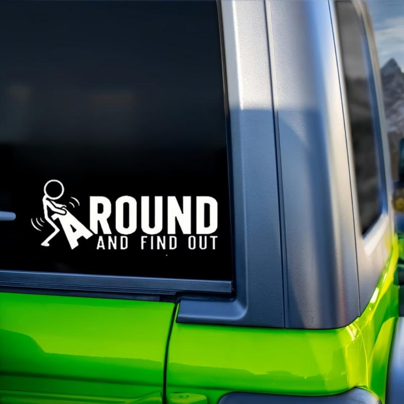 Waterproof Vinyl Sticker for Car Window Bumper