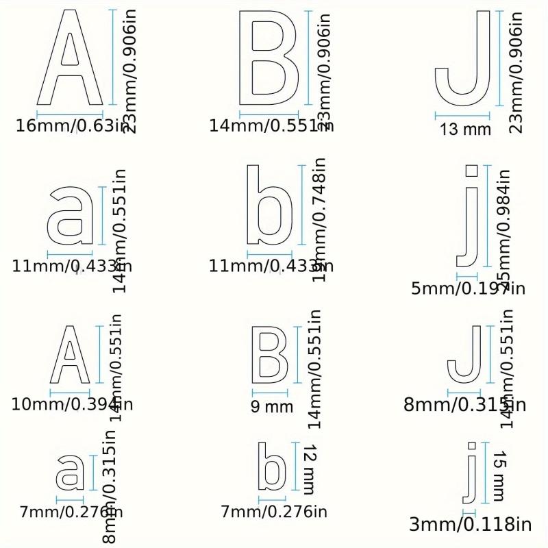 52pcs English Letter Sticker Monogram Adhesive Label Christmas Decoration