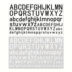 52pcs English Letter Sticker Monogram Adhesive Label Christmas Decoration