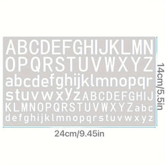 52pcs English Letter Sticker Monogram Adhesive Label Christmas Decoration
