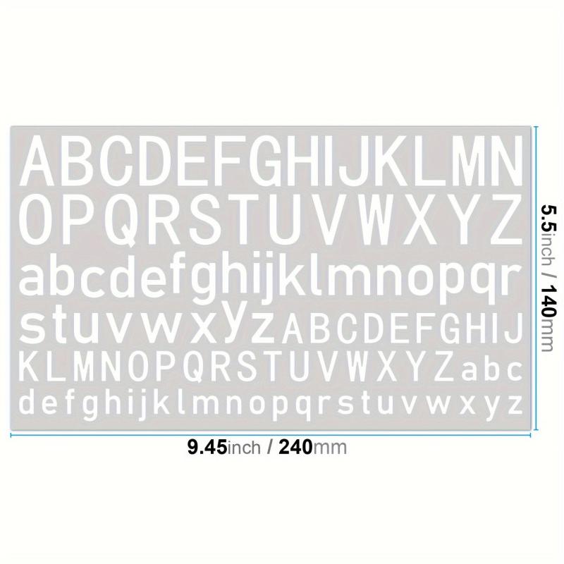 52pcs English Letter Sticker Monogram Adhesive Label Christmas Decoration