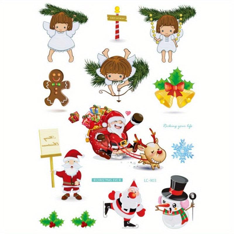 Waterproof Christmas Tattoo Sticker - Christmas Party Temporary Tattoo