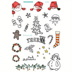 Waterproof Christmas Tattoo Sticker - Christmas Party Temporary Tattoo