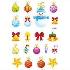 Waterproof Christmas Tattoo Sticker - Christmas Party Temporary Tattoo