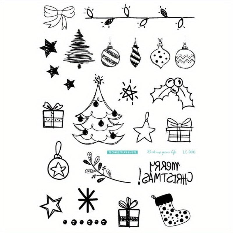 Waterproof Christmas Tattoo Sticker - Christmas Party Temporary Tattoo