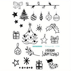 Waterproof Christmas Tattoo Sticker - Christmas Party Temporary Tattoo