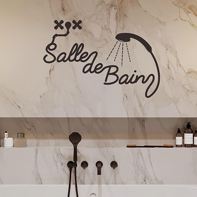 Removable Waterproof Vinyl Bathroom Wall Sticker