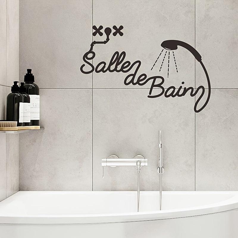 Removable Waterproof Vinyl Bathroom Wall Sticker