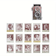45pcs Vintage Photo Washi Stickers - Unlock Your Photo Studio Story