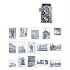 45pcs Vintage Photo Washi Stickers - Unlock Your Photo Studio Story