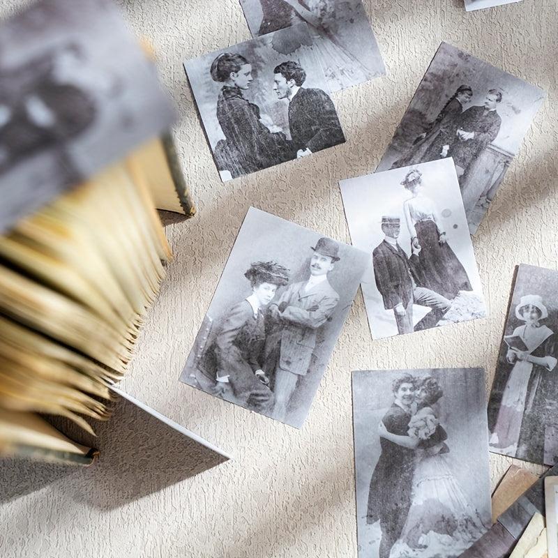 45pcs Vintage Photo Washi Stickers - Unlock Your Photo Studio Story