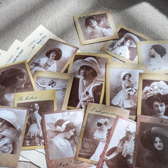 45pcs Vintage Photo Washi Stickers - Unlock Your Photo Studio Story