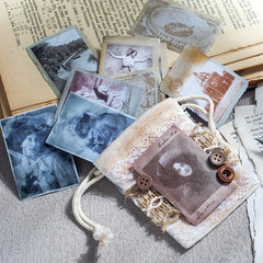 45pcs Vintage Photo Washi Stickers - Unlock Your Photo Studio Story