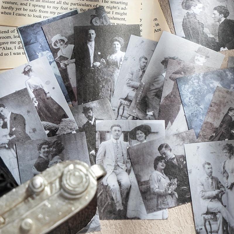 45pcs Vintage Photo Washi Stickers - Unlock Your Photo Studio Story