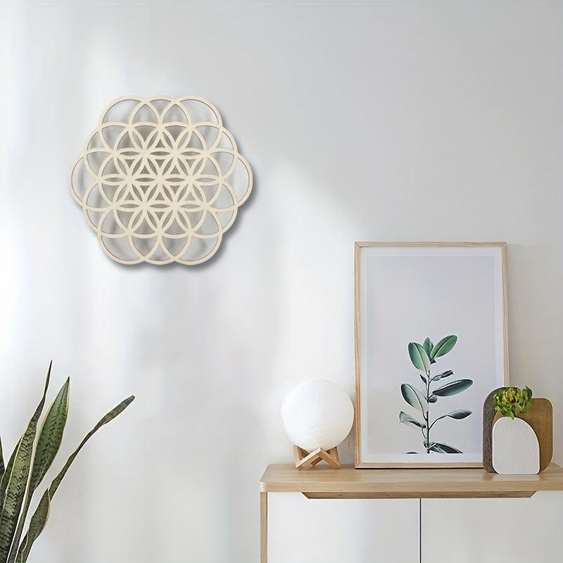 Chakra Large Flower 34 Yoga Meditation Pendant Wall Hanging