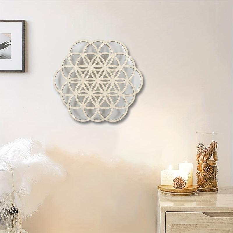 Chakra Large Flower 34 Yoga Meditation Pendant Wall Hanging