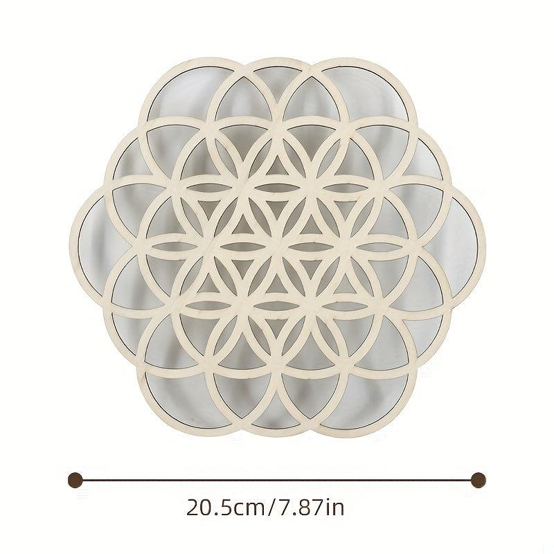 Chakra Large Flower 34 Yoga Meditation Pendant Wall Hanging