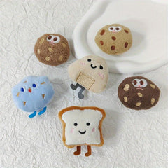Rice Balls Biscuits Bread Dolls Plush Cotton filled Accessories
