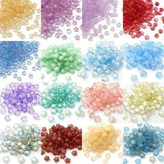 25pcs Antique Glass Pentagram Beads for DIY Jewelry Making