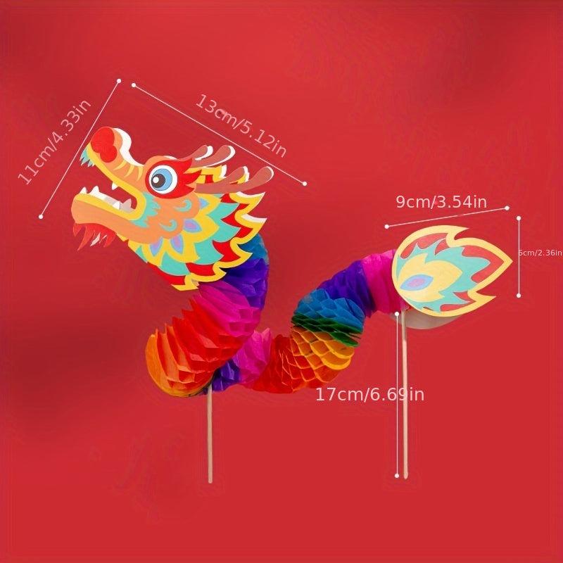 DIY Dragon Dance Kit for Family Games Party Toys