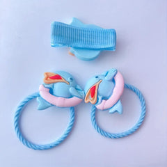 3pc Children's Holiday Hair Clip Set