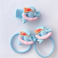 3pc Children's Holiday Hair Clip Set