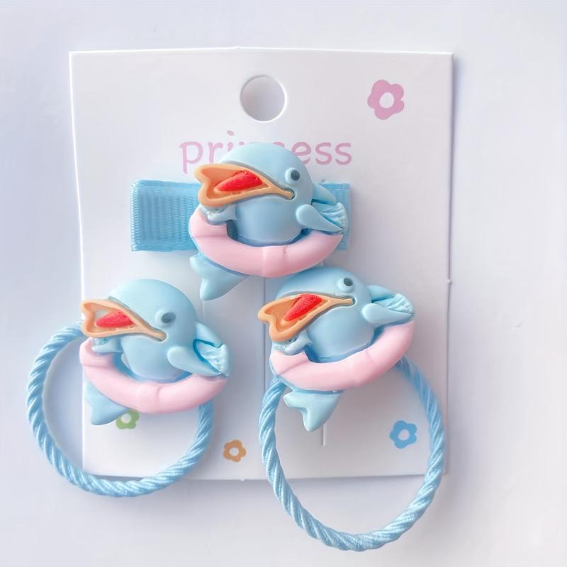 3pc Children's Holiday Hair Clip Set