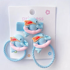 3pc Children's Holiday Hair Clip Set