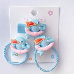 3pc Children's Holiday Hair Clip Set