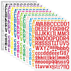 2 Letter Stickers Gift Ledger Decorative Label Stickers