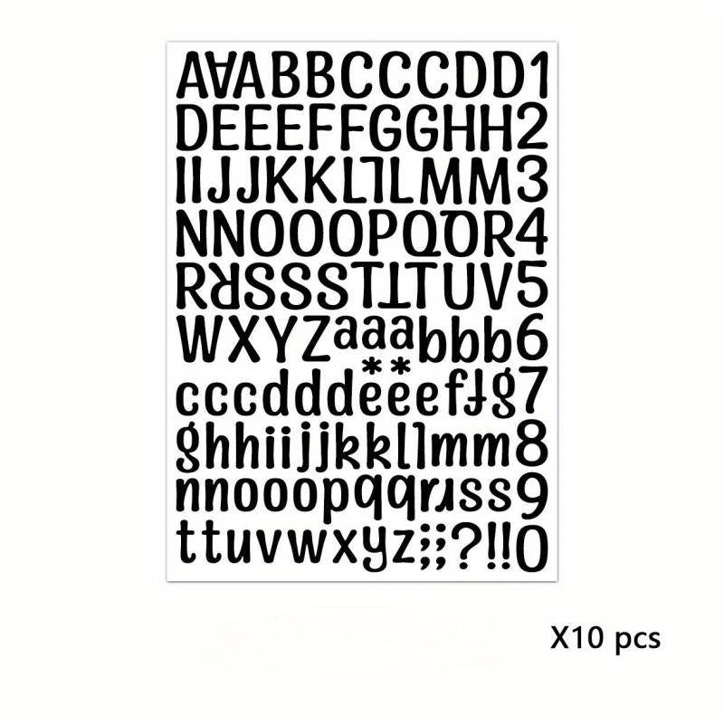 2 Letter Stickers Gift Ledger Decorative Label Stickers