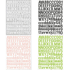 2 Letter Stickers Gift Ledger Decorative Label Stickers