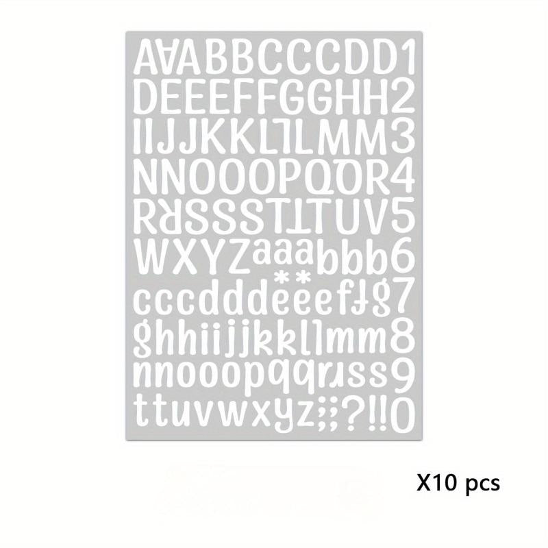 2 Letter Stickers Gift Ledger Decorative Label Stickers