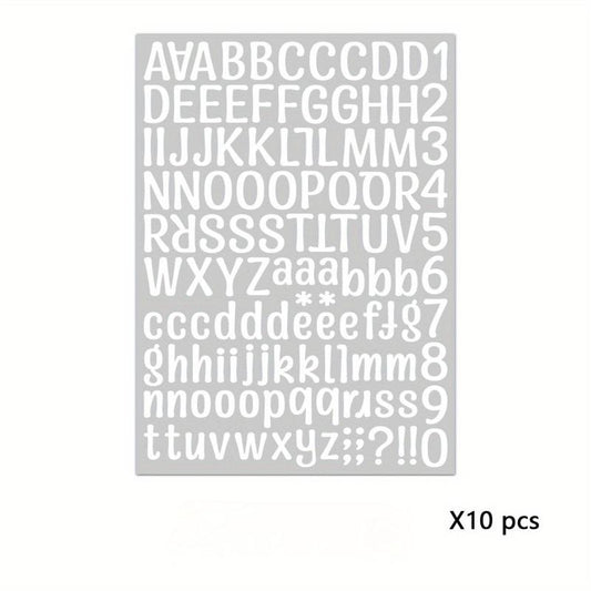 2 Letter Stickers Gift Ledger Decorative Label Stickers