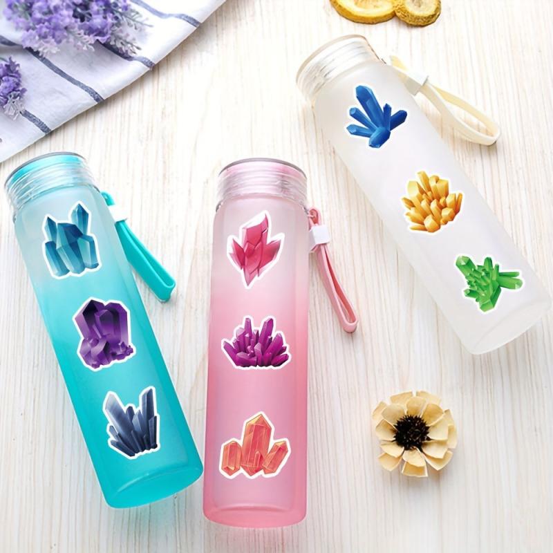 100pcs Colorful Artificial Diamonds Waterproof Stickers
