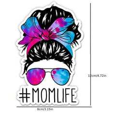 Funny Mom Life Sticker - Cute Decal for Mom's Computer Car Phone Bottle