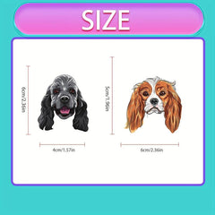 50pcs Cute Dog Waterproof Stickers Decals for Water Bottle Laptop Phone Case