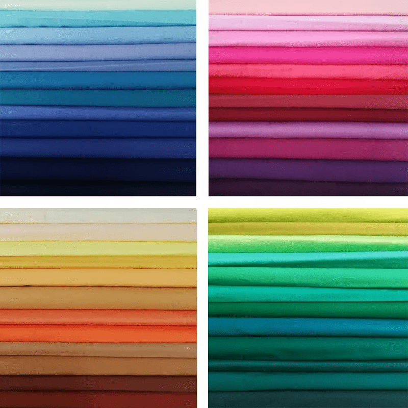 Patchwork Fabric Solid Precut For Sewing Quilting Crafting